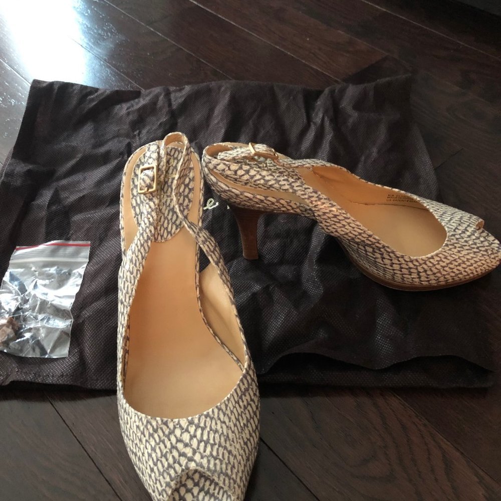 Cole Haan Pumps - Carma OT Air Sling Women Cobra Embossed